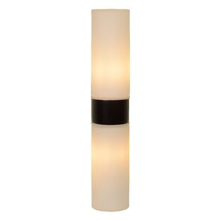 Small black store vanity light